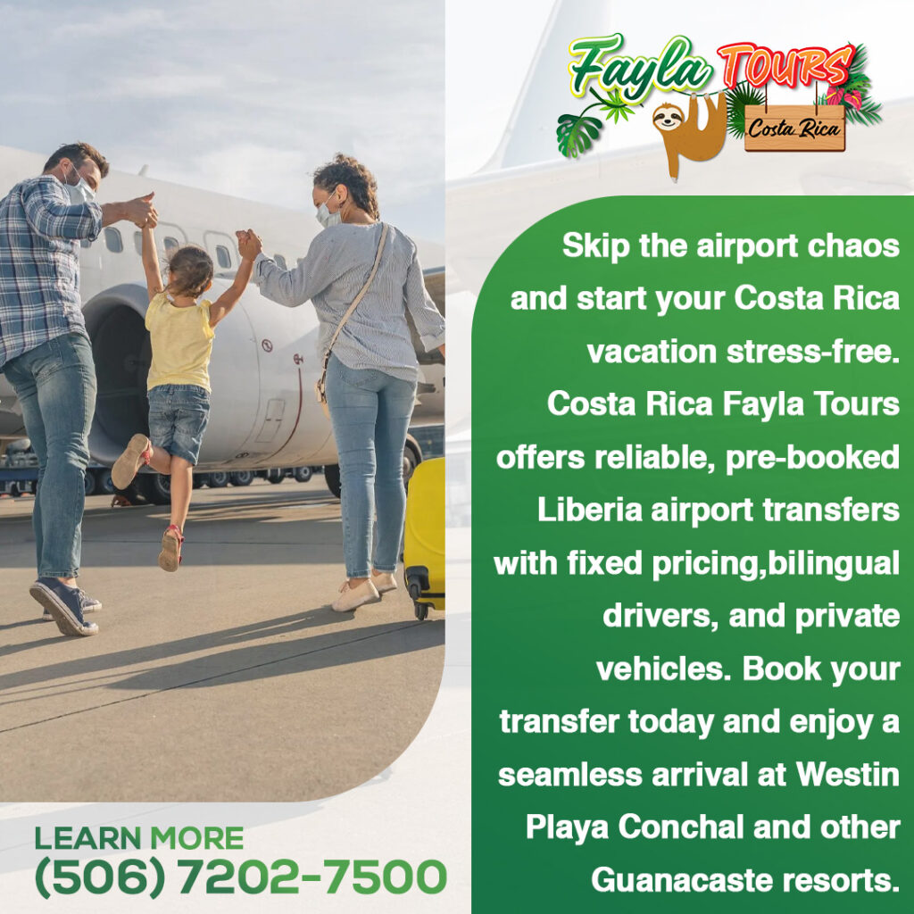 Liberia airport transfers in Costa Rica